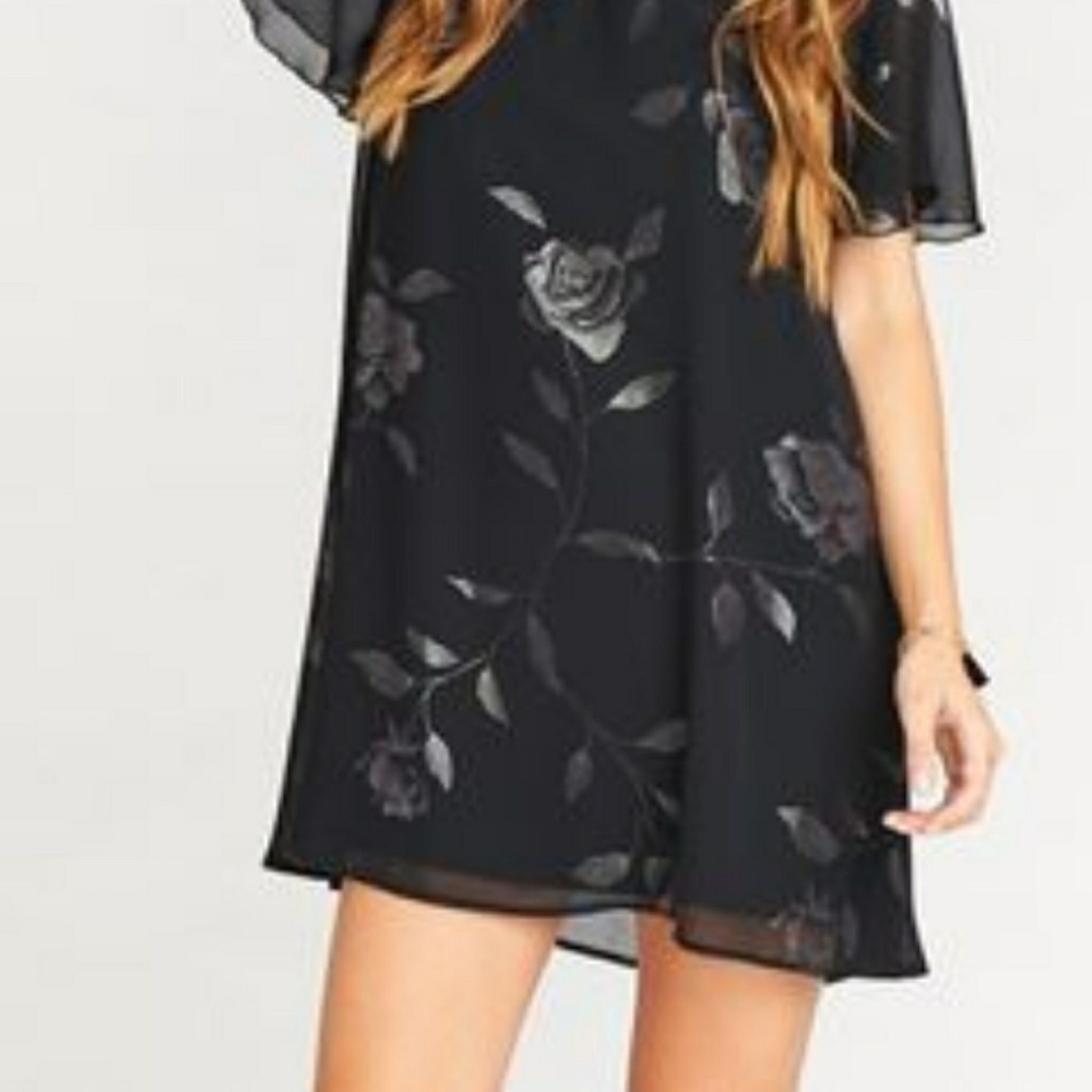 Show Me Your Mumu Black Floral Dress